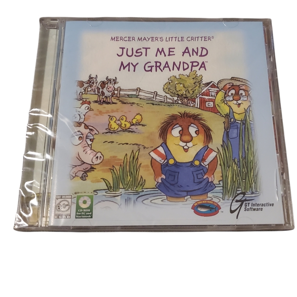 Mercer Mayer's Littler Critter Just Me and My Grandpa GT Computer Game